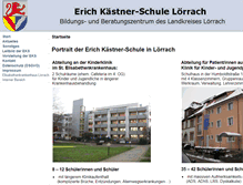 Tablet Screenshot of klinikschule-loerrach.de